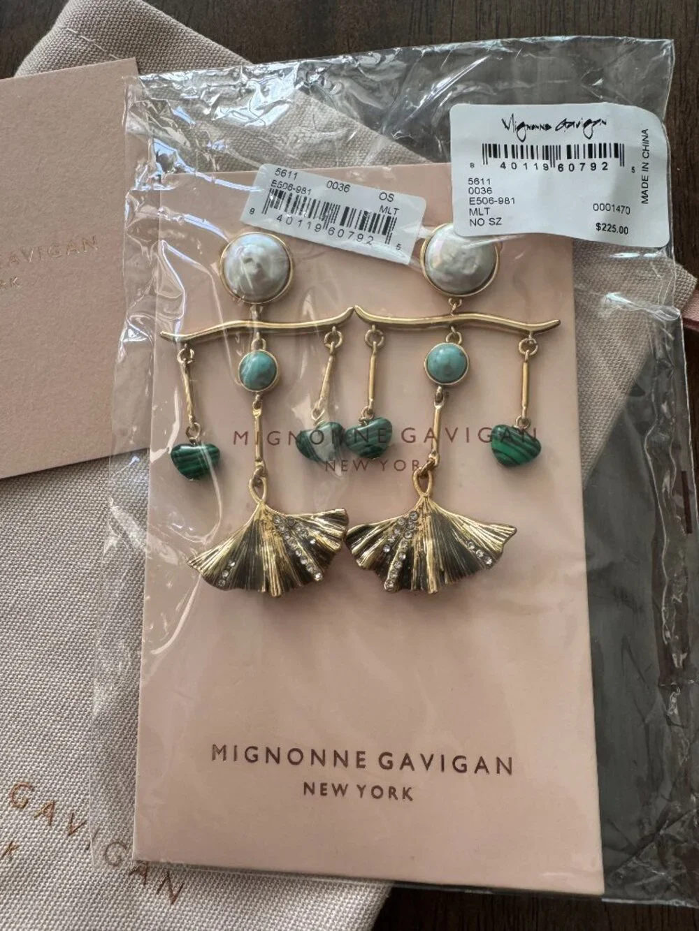 ✨ NEW Mignonne Gavigan Gingko Lux Drop Earrings